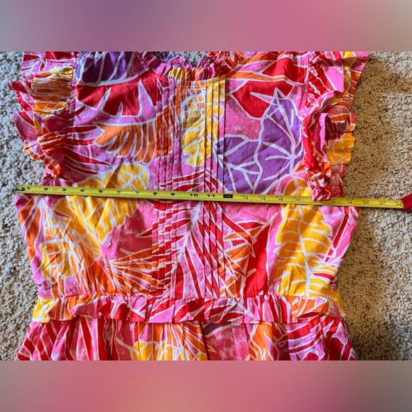 Fate Pink and Orange Floral Dress - Picture 6 of 6